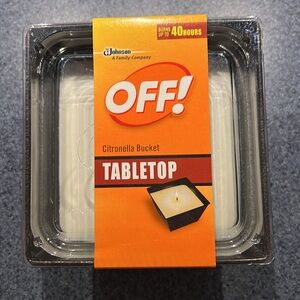 Off! Citronella Bucket Tabletop candle 40 hours